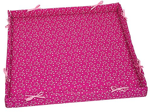 Odenwälder 8120-1189 Laufgittereinlage Basic Sterne fuchsia