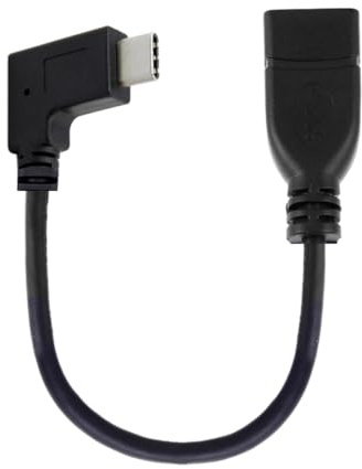 Cavo dati OTG ad angolo retto da 90 gradi USB-C USB 3.1 tipo C maschio a femmina per Macbook Tablet Telefono Mobile CableCC