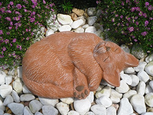STEINFIGUREN SPICKER Steinfigur Katze, 130/3 Gartenfigur Steinguss Tierfigur Terrakotta Patina