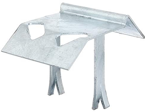 Alberts 210939 Auflaufstütze | zum Einschlagen oder Einbetonieren | feuerverzinkt | 125 x 47 mm