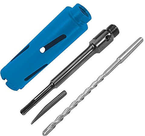 Dapetz ® New 65mm x 150mm Diamond Core Hole Saw with Hex Arbor & Pilot Hole Drill Brick