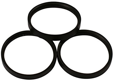 Gardinenringe Metall Schwarz für 20 mm Gardinenstangen – 10 Stück