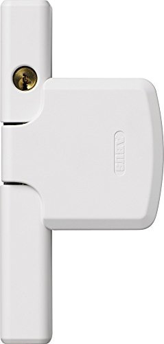 ABUS Fenster-Zusatzsicherung FTS206 - Fensterschloss mit zweistufiger Verriegelung, verschiedenschließend - ABUS-Sicherheitslevel 10 - 37401 - Weiß