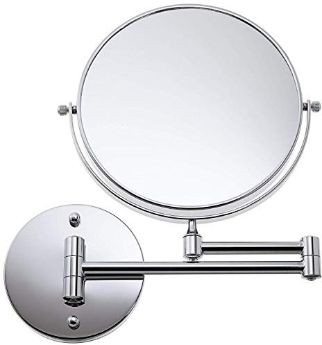 Loywe 10 Fach Normal Kosmetikspiegel Schminkspiegel Rasierspiegel klappbar Wandspiegel LW34 (10 Fach)