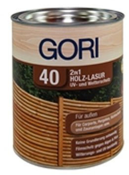 Gori 40 Holzschutzlasur 2 IN 1 Die Praktische 5 Liter Palisander