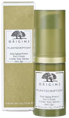 Origins Plantscription Power Anti-Aging Eye Cream | Visibly Reduces Fine Lines & Crow’s Feet | With Peptides, 15 ml