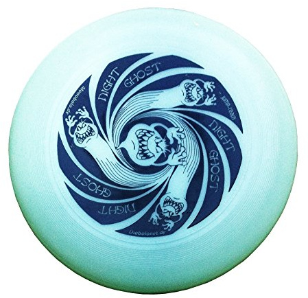 Discraft Ultimate Frisbee Ultra Star Night Ghost 175g Night Glow nachtleuchtend (Schwarz)