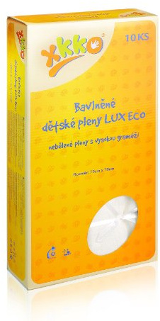 XKKO Lux Eco - Pack de 10 pañales ecológicos (70 x 70 cm)