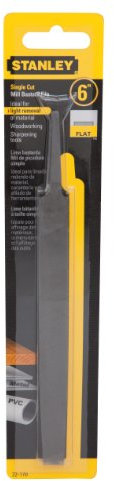 Stanley 22-170 Single Cut Mill Bastard File, 6-Inch