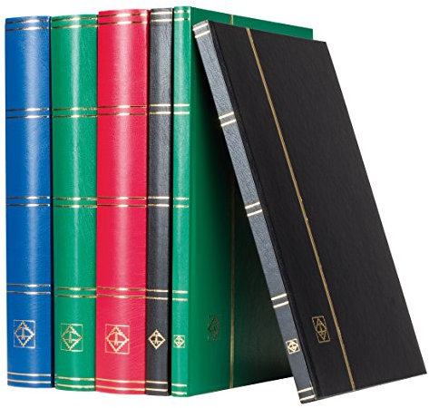 Leuchtturm 331235 Álbum para coleccionismo de Sellos - Libro de reservas Basic - 32 páginas DIN A4 Blancas - sin Forro, Cubierta Azul