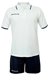 Givova Football Street Kit unisex – vuxen, unisex vuxen, gata, flerfärgad Röd/blå L