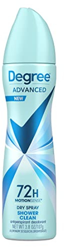Degree Deodorant 3.8 Ounce Womens Dry Spray Shower Clean (113ml) (2 Pack)