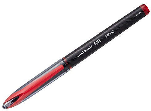 Faber-Castell uni-ball 145921 - Tintenroller, UNI-BALL AIR Micro, rot, 1 Stück