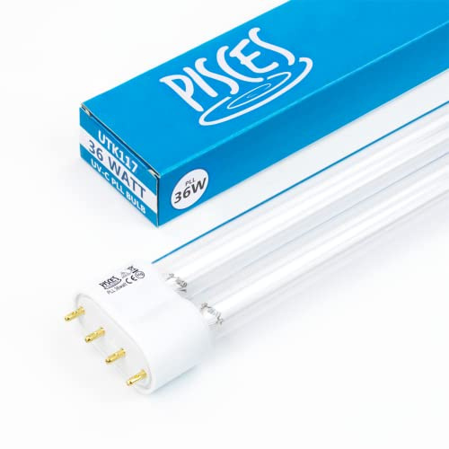 Pisces 36w (watt) PLL Replacement UV Bulb Lamp for Pond Filter UVC