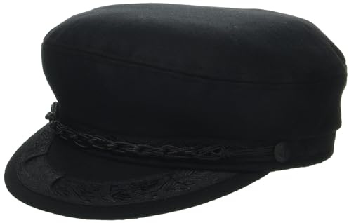 Authentic Greek Fisherman's Cap - Wool - Black - 7 3/4 - (24 1/2 Inches - 62 cm)