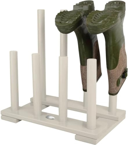 Esschert Design Boot Rack, White
