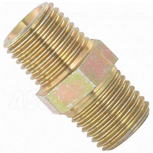 PCL Double Union Nut R 1/4 Male Thread Air Hose Fitting Display Packed - HC6560S