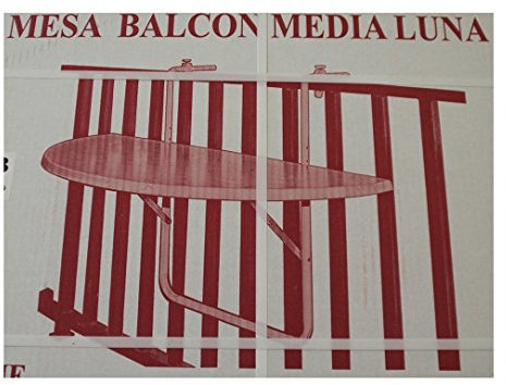 Siena Mybalconia 628320 Balkonhängetisch 100 x 50cm, weiß Kunststoffplatte