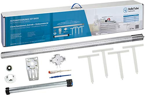 RolloTube Basis Medium Komplettset, 20 Nm, SW60 - Automatisierungs-Set Basis - Rohrmotor Rollladenmotor - mechanische Endpunkteinstellung (RTBM 20/16Z-AS, 21602090)