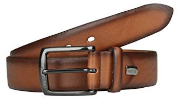 LLOYD-Herren-Vollleder-Gürtel 35 mm, Cognac, BW 95
