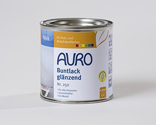 AURO Buntlack, glänzend - Englisch-Rot - 0,375L