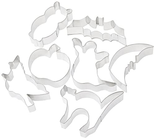 Ibili Set 7 Cortapastas Halloween ESTAÑADOS, Stainless Steel
