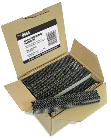 Tacwise 0448 12 mm Verzinkte Wellennägel, 1750 Stück