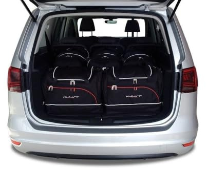 KJUST Dedizierte Reisetaschen 5 stk kompatibel mit VW SHARAN II 2010+ Car Bags