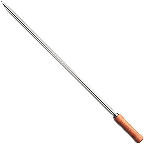 Tramontina 26422/065 épée pour churrasco, Acier Inoxydable, Gris/Marron