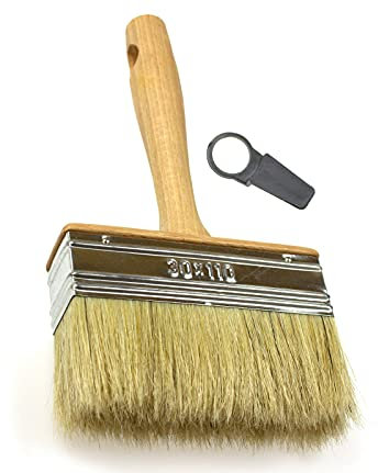Tapezierbürste, natürlicher Malerpinsel, Malerbürste, Zaunpinsel, Natural Bristle Hair, 30x110