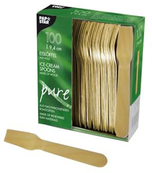 1000 Eislöffel, Holz pure 9,4 cm (10625)