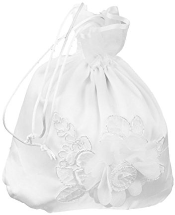 ROSENICE Bolso de novia para novia, bolso de novia, bolso de novia, dama de honor, niña de flores, bolso de mano, 1 pieza