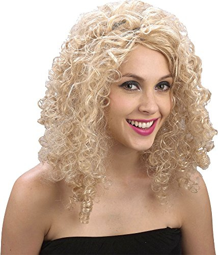 Wicked Costumes Curly Blonde Fancy Dress Wig