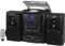 Jensen JMC1250 Bluetooth 3-Speed Stereo Turntable and 3 CD Changer with Dual Cassette Deck
