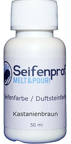 Seifenprofis 50 ml Seifenfarbe (Amarant-rot) Badebomben 100% vegan biologisch Farbe zur Seifenherstellung Normal- oder Pigmentbasis