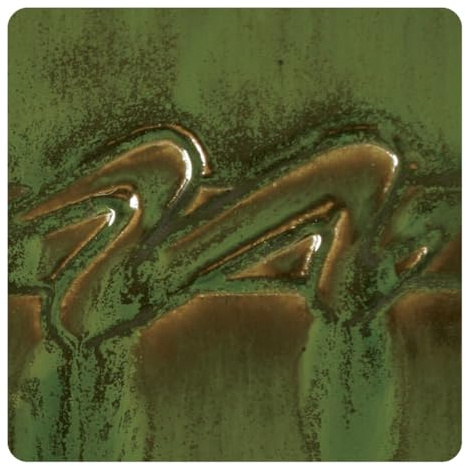 AMACO Potter's Choice PC-42 Seaweed Deep Green High Fire Glaze Pint, 16 oz. (473 mL), Layerable Mid-High Fire Cone 5-6 (PC) Liquid Ceramic Pottery Glaze for Bisque
