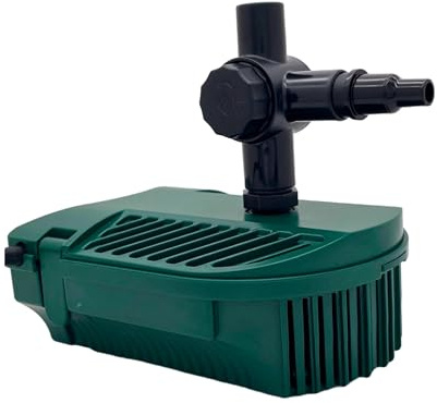 Fish Mate 2000 Submersible Garden Pond Pump - Up to 2000 Litre Flow Rate Per Hour, Energy-Efficient Design with Anti-Clog Filter and Durable Ceramic Bearings | 2000 Litre Flow Rate, Energy-Efficient, Anti-Clog Filter, Durable Ceramic Bearings, Pond-Life-Friendly, Adjustable Flow Rate
