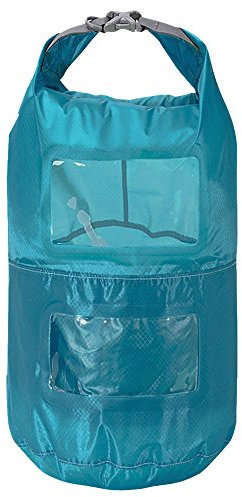 Trekmates Packsack 10L Seesack 2 Packfächer Packbeutel mit Sichtfenster Dry Bag