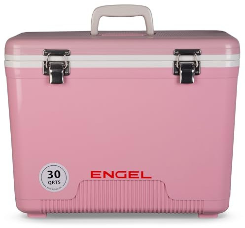 Engel USA Kühler/Dry Box, 30 Quart, Rose