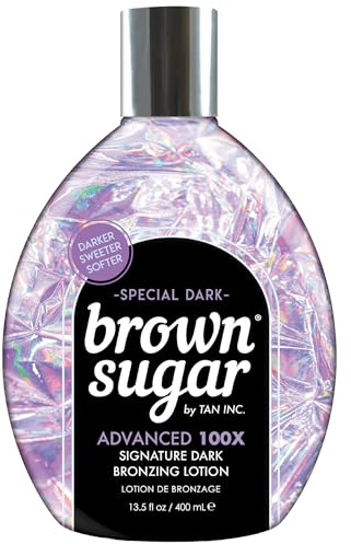 Tan Incorporated Special Dark Brown Sugar Tingle-Free Advanced 45 Bronzer Tanning Lotion 400ml