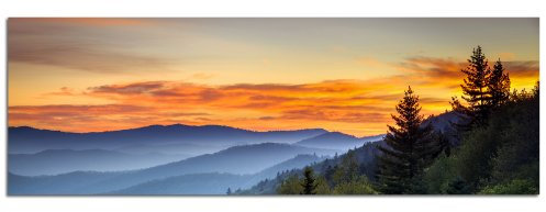 PANORAMA BILD in 150x50cm TOP Bilder! (Traumhaftes Abendpanorama) Wandbild xxl günstig & modern ART PRINT Wandbilder Bilder EXKLUSIVES Fotowandbild auf Leinwand und Keilrahmen Bild Leinwandbild Fotodruck modern Zeitlos Stilvoll wie ein Gemälde Ausführung schöner Kunstdruck auf echter Leinwand als Wandbild mit Rahmen. Preiswerter als Ölbild Gemälde Foto Poster Plakat mit Bilderrahmen.