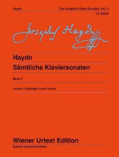 Musikverlag Wiener Urtext SAEMTLICHE SONATEN 3 - arrangiert für Klavier [Noten/Sheetmusic] Komponist: Haydn Joseph