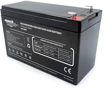 Mach Power UPS-B912 - Batería para Grupos de continuidad 12 V/9 Ah