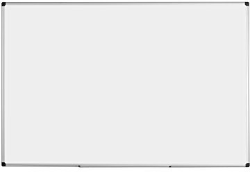 Bi-Office Magnetisches Whiteboard Maya - 150 x 100 cm - Emaillierte Premiumoberfläche, Trocken Abwischbar, Mit Alurahmen Und Stifteablage, Magnettafel, Memoboard