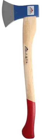 STUBAI Astbeil Putzhake | 1000 g Kopfgewicht | Beil aus Stahl mit Holzgriff, kleine Axt zur Forstarbeit, Spaltbeil, Allzweckbeil, Freizeitbeil