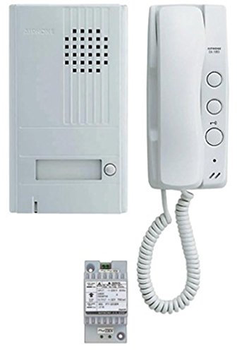 kit parlophone - saillie - 2 Fils - Facade Aluminium - 1 Appel - aiphone da1as