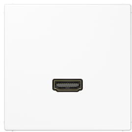 Jung MALS1112WW Multimediaanschlusssystem, Weiß