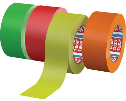 Tesa 4671, 38 mm x 25 m intérieur et extérieur 25 m Jaune Ruban adhésif – Bandes adhésives (38 mm x 25 m, jaune, réparation, 140 °c, 25 m, 38 mm)