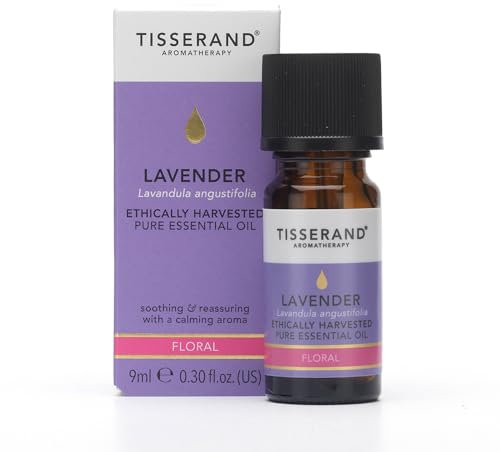 Tisserand Aromatherapy | Lavender - Ethically Harvested Essential Oil | Massage Oil, Aromatherapy Oil , Skin Oil, Oil For Diffuser | 100% Natural Pure Essential Oils |