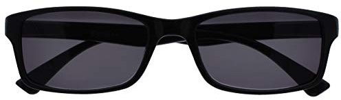 OPULIZE Die Lesebrille Unternehmen Schwarz Sonnen-Leser Herren Frauen UVS092BK +1,00